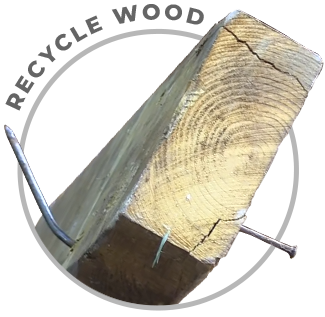 Recycle Wood from Nails