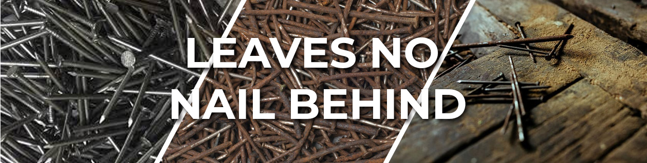 LEAVES NO NAIL BEHIND